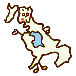 長崎県のイラスト地図