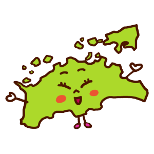 香川のイラスト地図