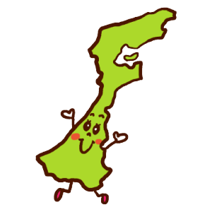 石川のイラスト地図